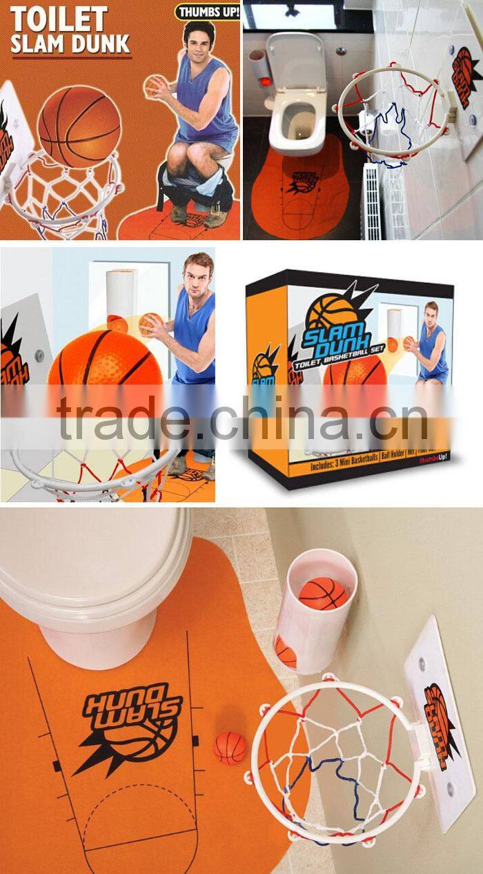 slam dunk toy, plastic toilet toy