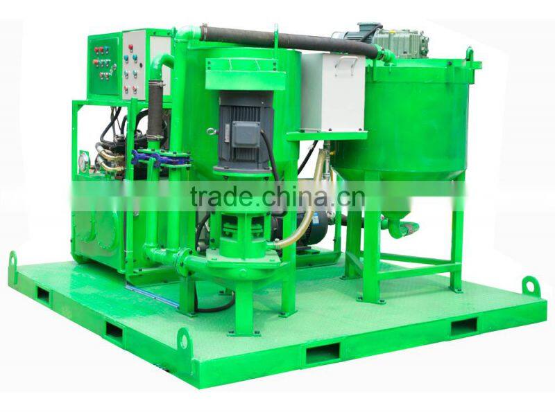 Siemens electric motor driven high efficiency grout station plant