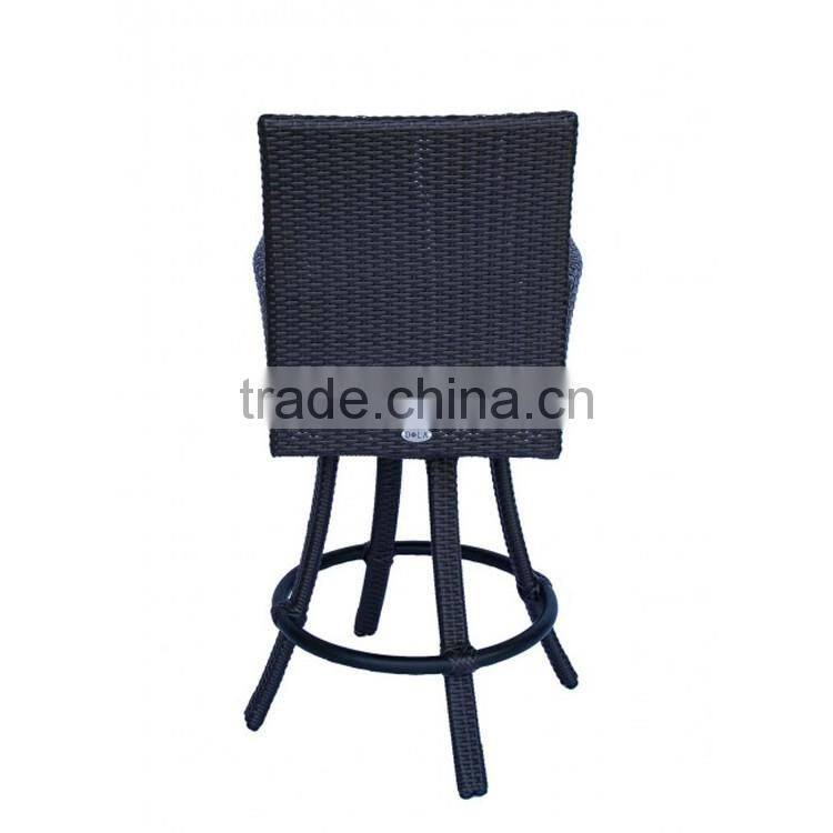 High quality modern cheap resin wicker woven used bar stools