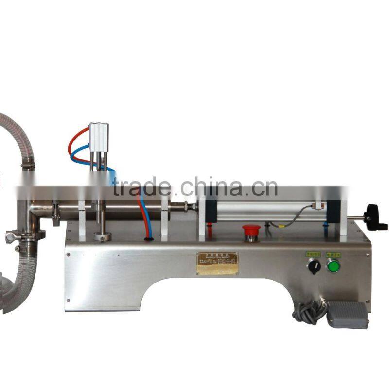 Hot sale semi automatic single head liquid filling machine for oil,perfume,mineral water,juice,soy milk G1WY