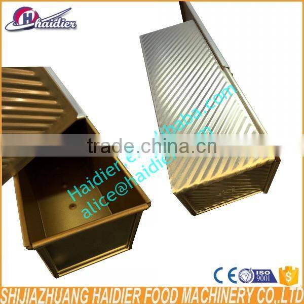 High quality golden color coated non-stick alloy aluminum pullman pan/toaster oven baking pans