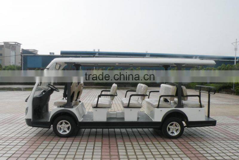 Popular elegant appearance battery operated tourist car electric mini bus