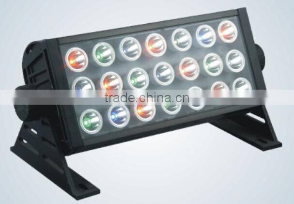 outdoor water-proof 24W dmx rgb outdoor led flood light