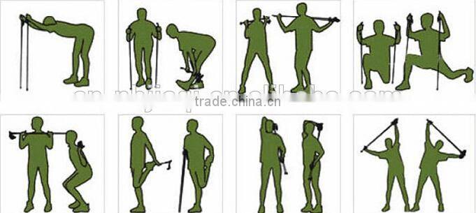 3 Section alumium Alpenstocks