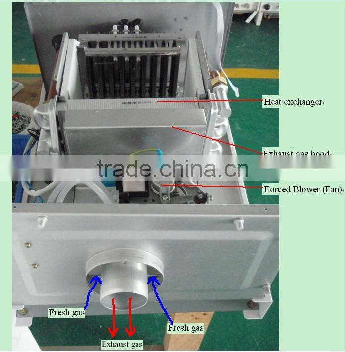 wall mounted Gas boilers connect to radiator
