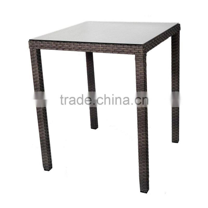 5 Pieces Synthetic Rattan Outdoor Bar Stool Set