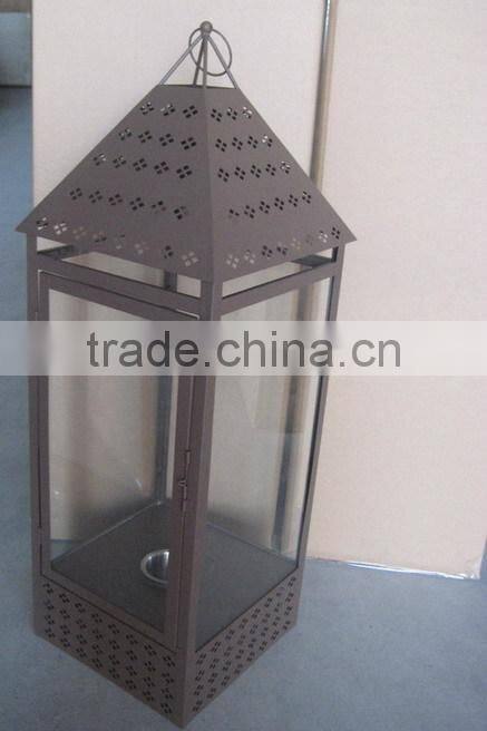 outdoor house shape sheet metal bio ethanol fuel fireplace with 3mm strong glass