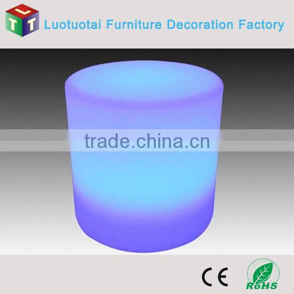 illuminated remote control battery operate led bar stool