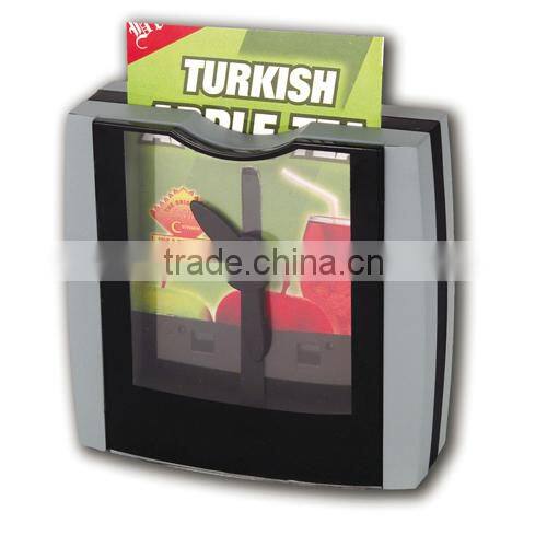 Hot removable plastic table clock for gift