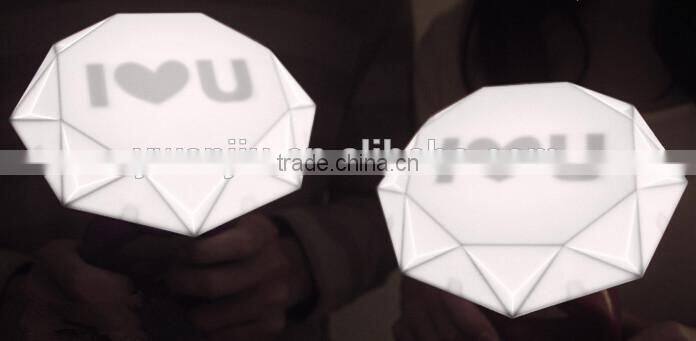 Supply creative fashion Romantic diamond ring light / Night light