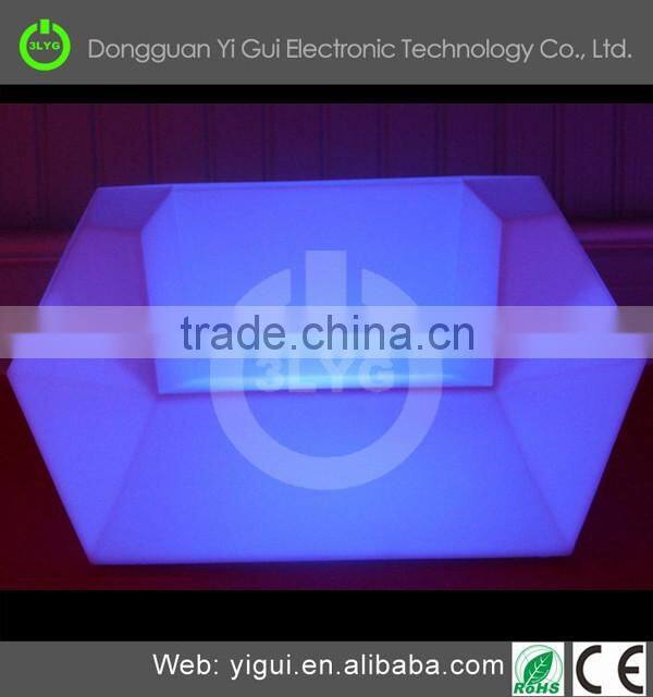 Best sell led illuminated nightclub decoration sofa chairs