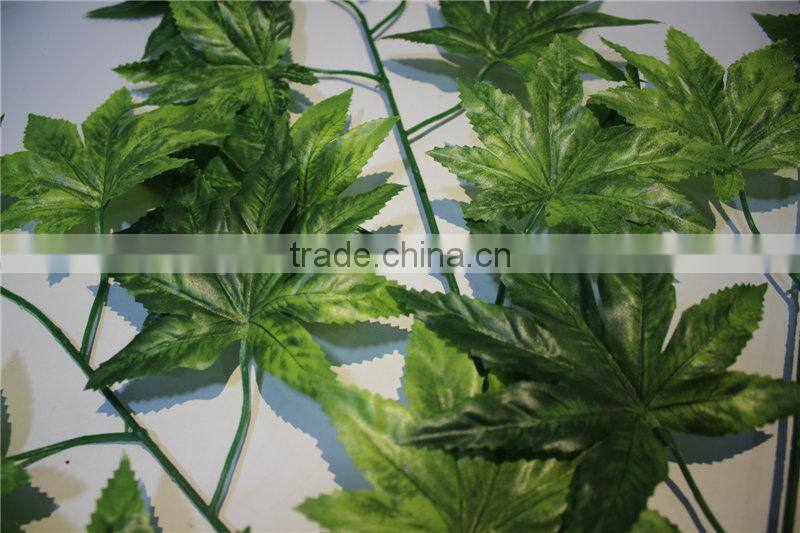 artificial plants artificial leaf branch decor green maple leaf
