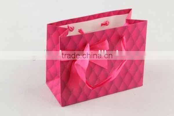 Foldable Gift Bag With Bowknot/ Shopping Bag