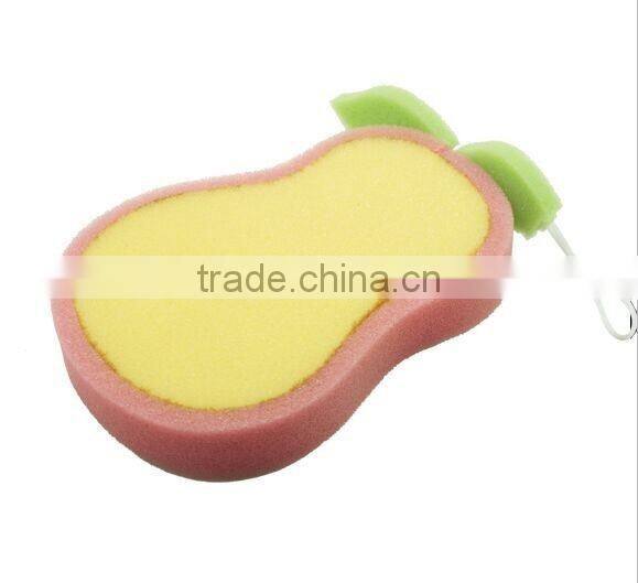large heart-shaped bath sponge bath ball bath brush