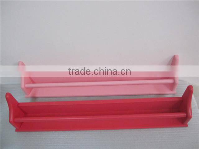 wooden decorative floating wall shelf