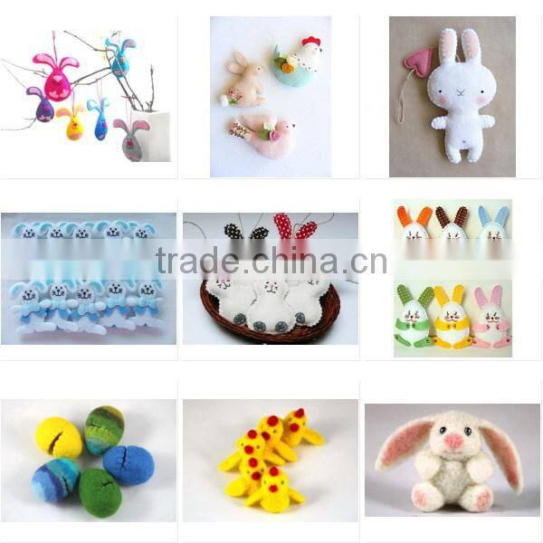 2017 new products hot promotional item handmade fabric kid craft home ornament wholesale alibaba gifts felt decorative grey wolf