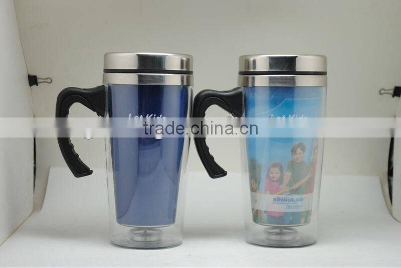 top quality stainless steel double wall water bottle with magic design