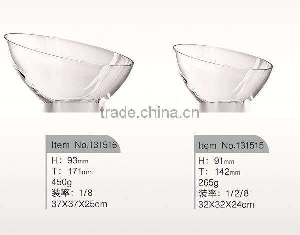 high quality glass dessert bowls for promotion