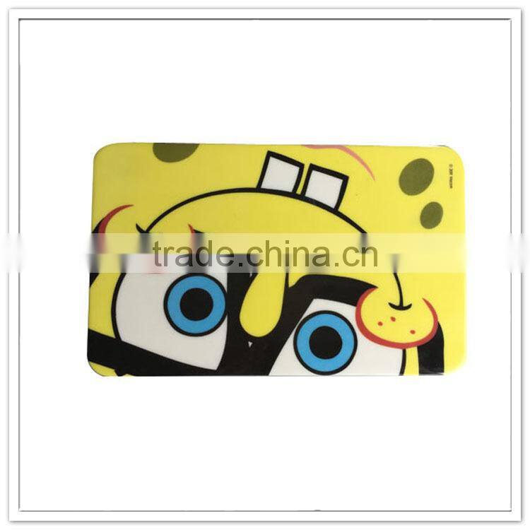 New homeware items children safe cartoon printing kids food cutting lightweight plastic board