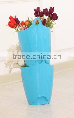 plastic stackable storage bucket/trash can