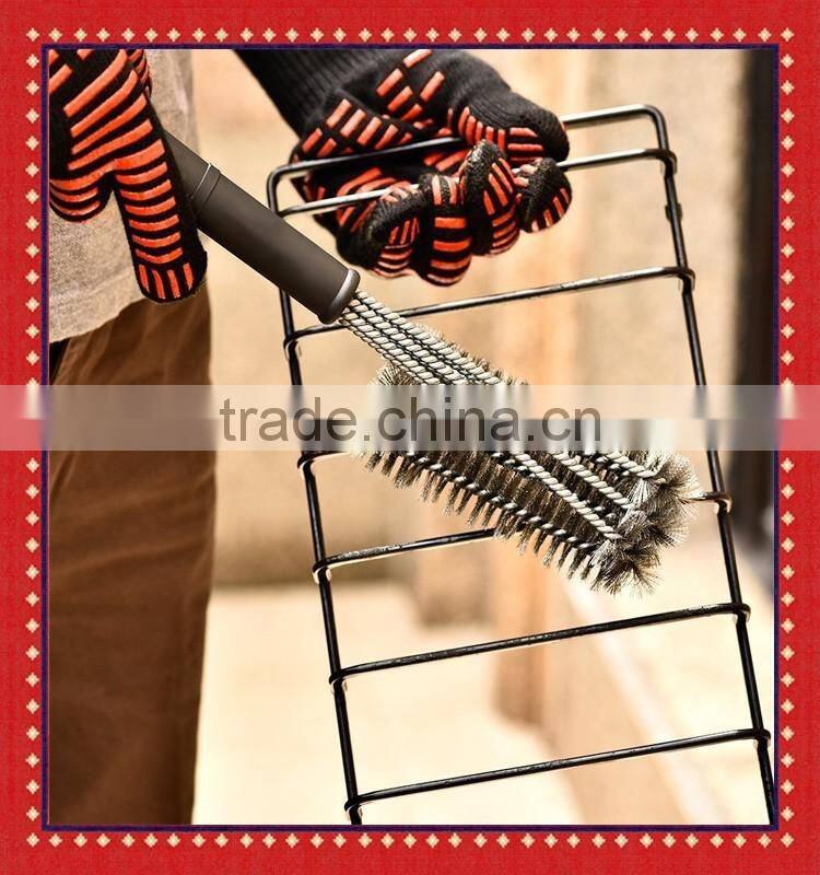 BBQ Grilling Cooking Gloves,932F Extreme Heat Resistant Gloves, Grill Oven Mitts