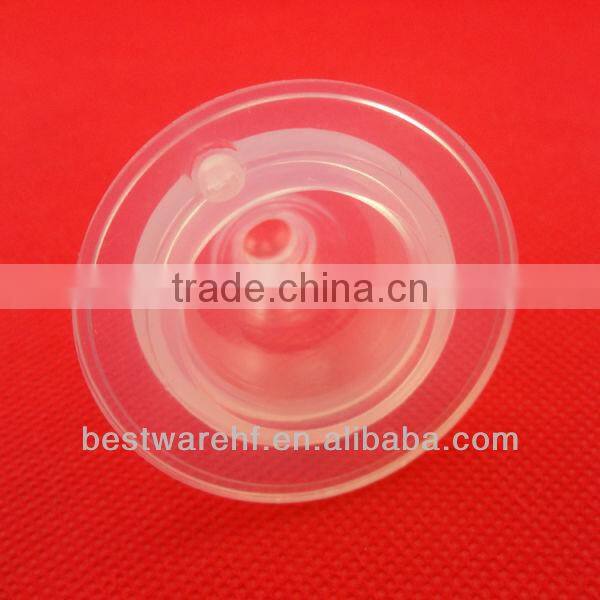 LFGB silicone rubber 5cm wide neck silicone nipples for baby feeding bottles