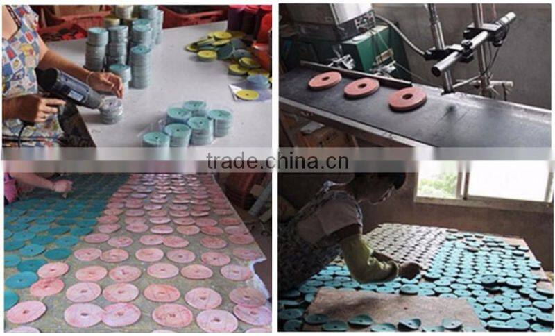 3" 50# diamond polishing pads velcro flexible marble granite concrete stone wet dry grinding floor disc