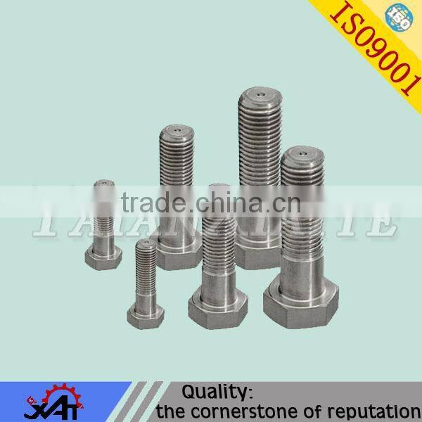 made fasteners flat hexagon head forged fitted bolt