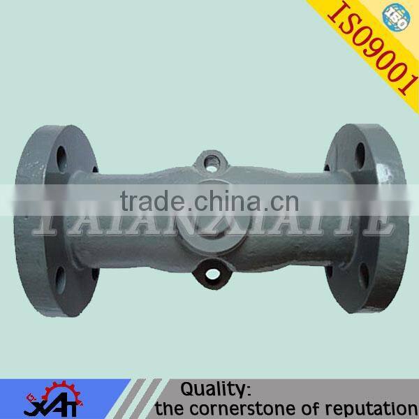 carbon steel resin sand casting pipe valve for pipe fitting valve part