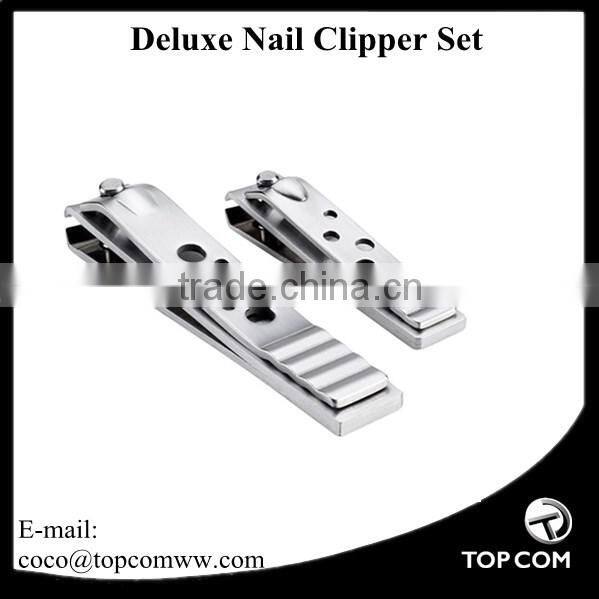 4-Piece Stainless Steel Travel Nail Clippers, Large Nail Clippers+Small Nail Clippers