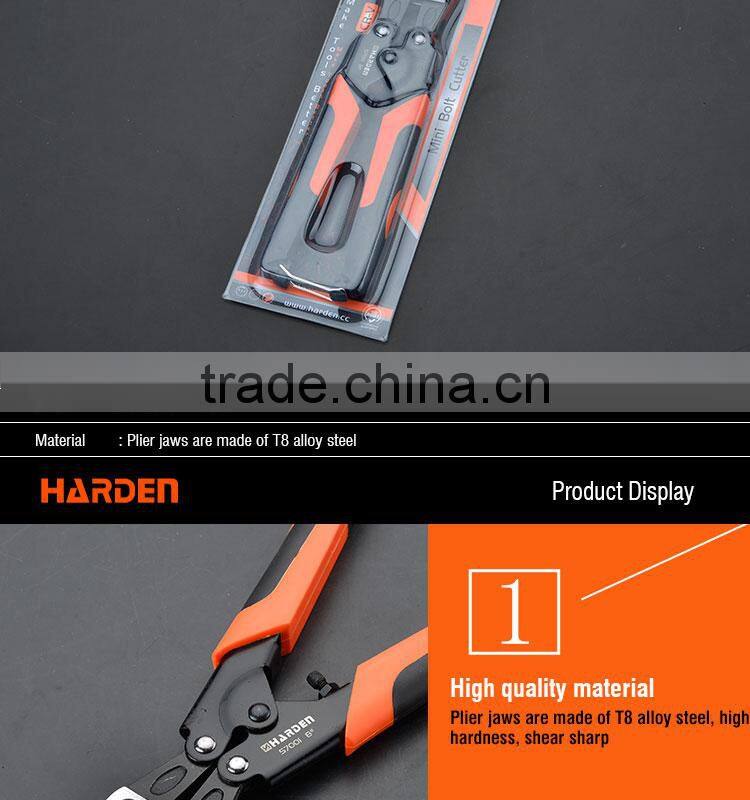 8" Lever Action Hand Tool Chrome Vanadium Mini Bolt Cutter