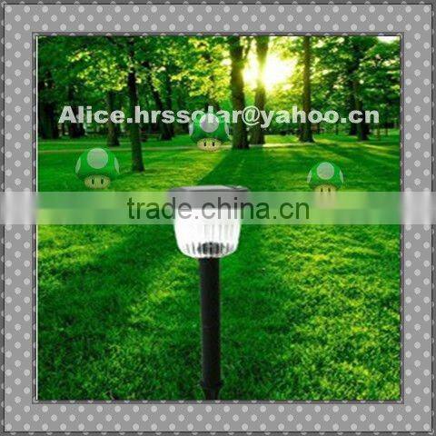 stainless steel&plastic solar garden lamp