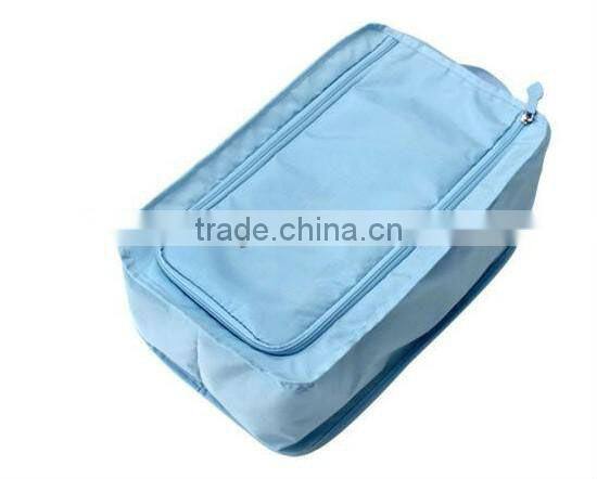 The Multifunctional zip shoes bag for travel with polyester