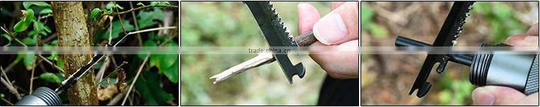 Wholesale car folding multifunction survival folding multi purpose shovel