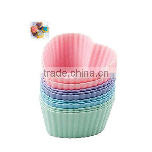 SS4001 Set of 6 Silicone muffin cups/Cake Tools