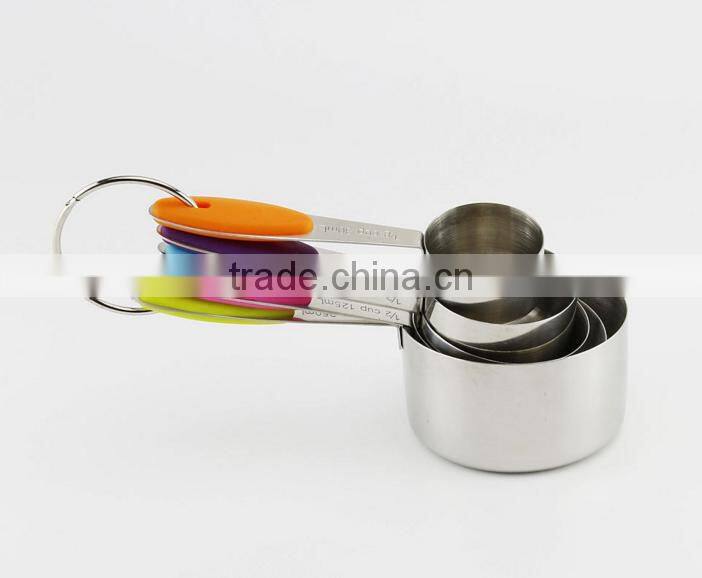 Manufacrurer New products 5 pieces set stainless steel powder measuring spoons Set cheap price