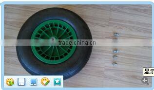 150KG loading Europe plastic bucket tray Garden tools wheelbarrow WB6424S