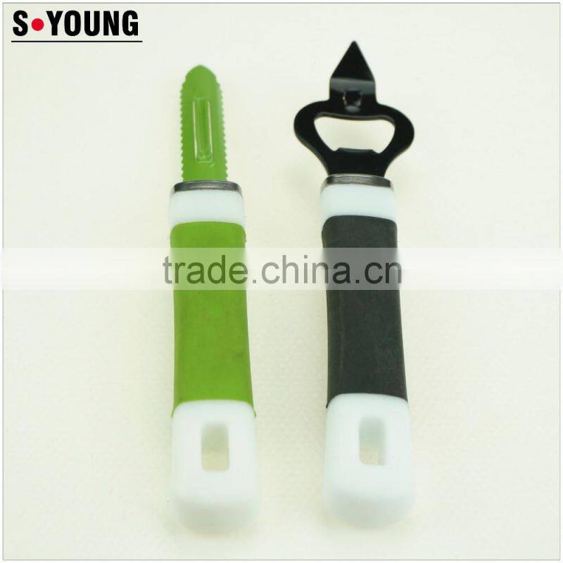32041 Kitchen gadget kitchen tool coated peeler bottle opener