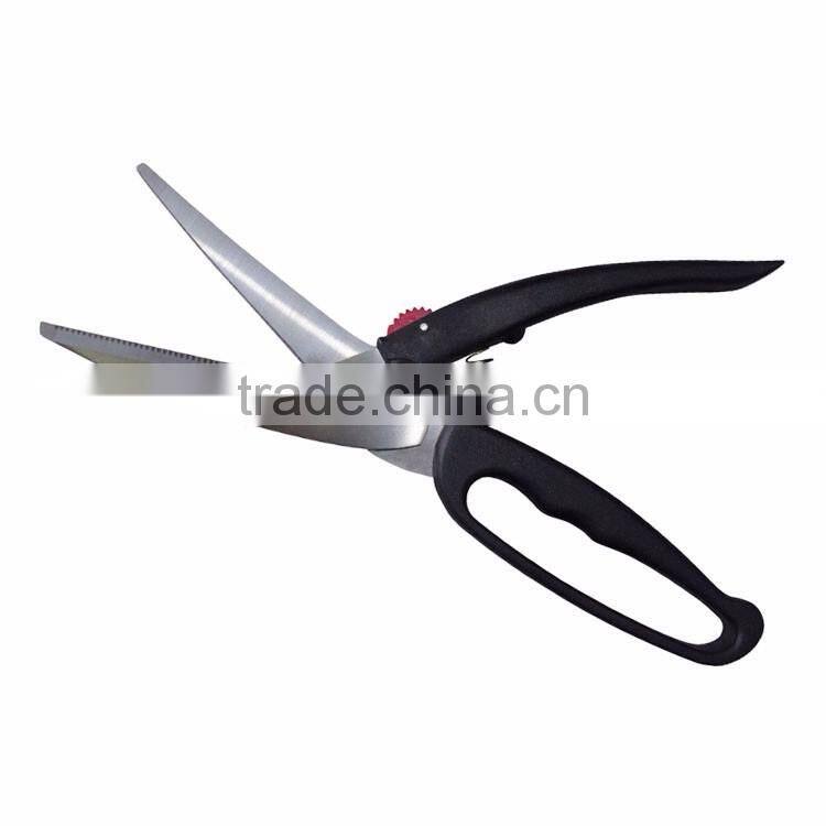 High quality promotional kitchen poultry scissors with safety lock