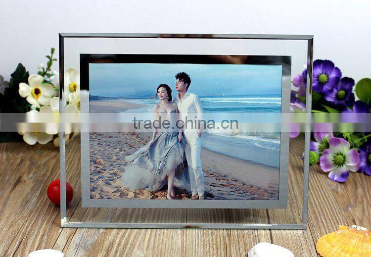 2015 Wholesale Crystal Glass Photo Picture Frames
