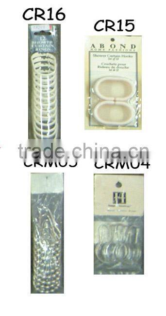 METAL buckle shower curtain hooks/ stainless steel shower curtain hooks/shower curtain hooks