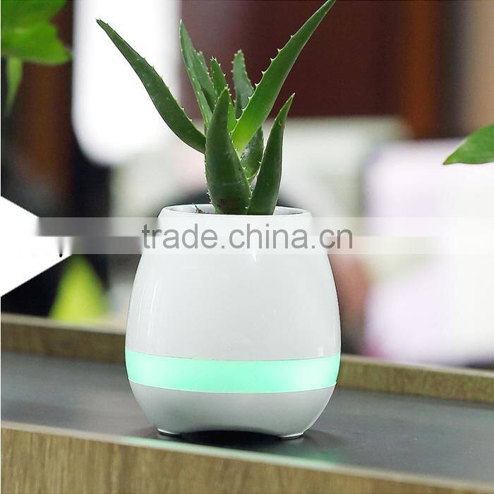 UCHOME New Plastic Flower Pot Bluetooth Speaker Smart Flower Pot Mini Speaker Music Flower Pot For Office And Home