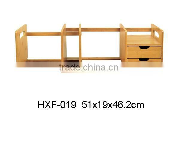 China Eco-friendly Bamboo Bookshelf for desktop