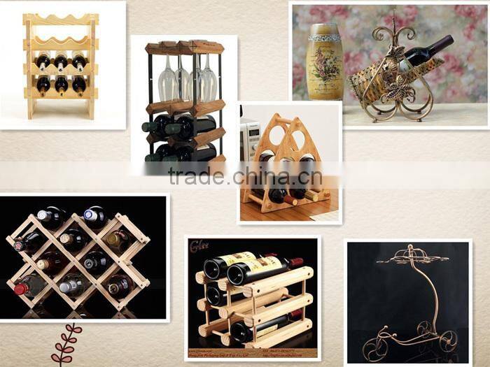 Europran style iron wine rack