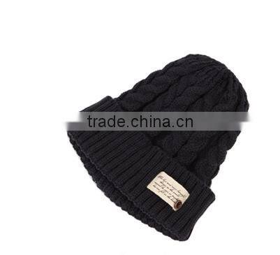 Han edition of autumn winter knitting hat with thick warm bonnet hat