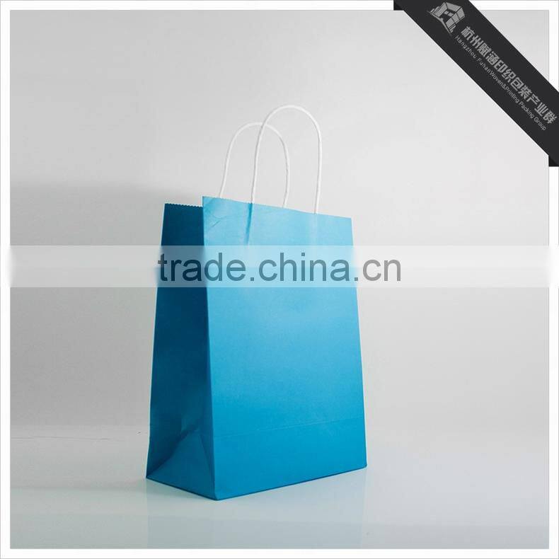 Pure Colored Custom High Quality Kraft Paper Bag