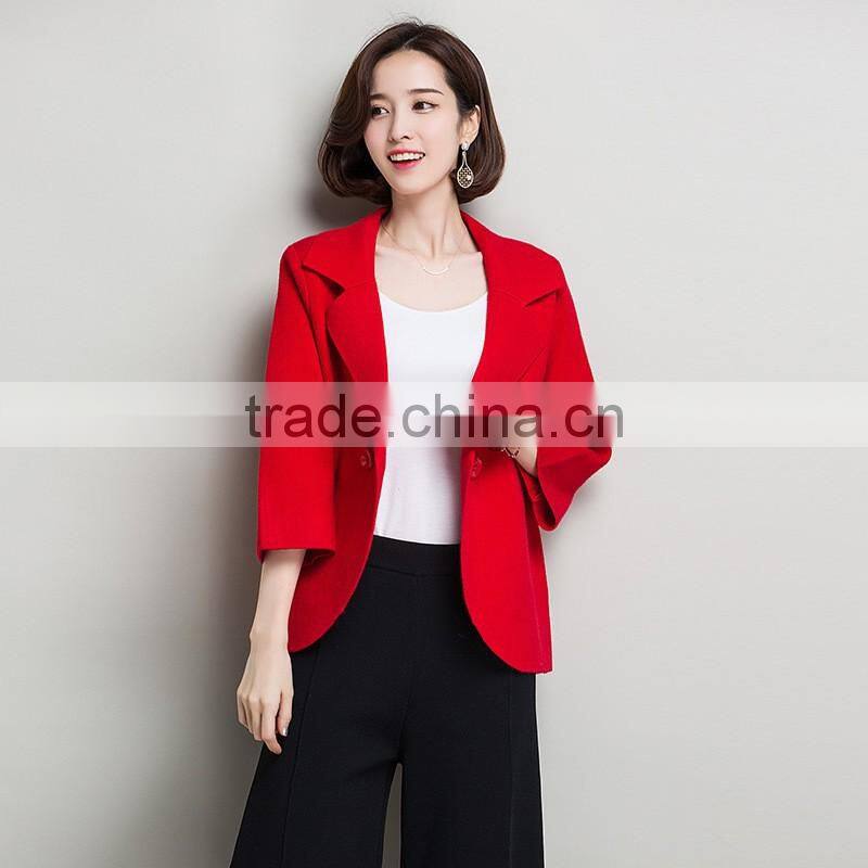 New customized wholesale Jersey Jacket women blue jacket short fall korean new style jacket
