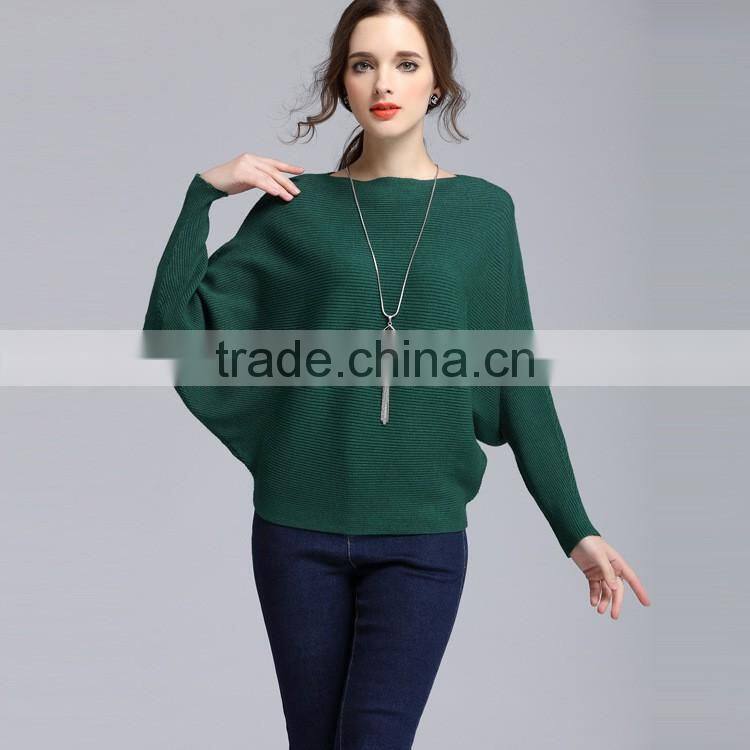 2017 Winter Women Knitted Wool Sweater Design For Girl Winter pullover Sweater