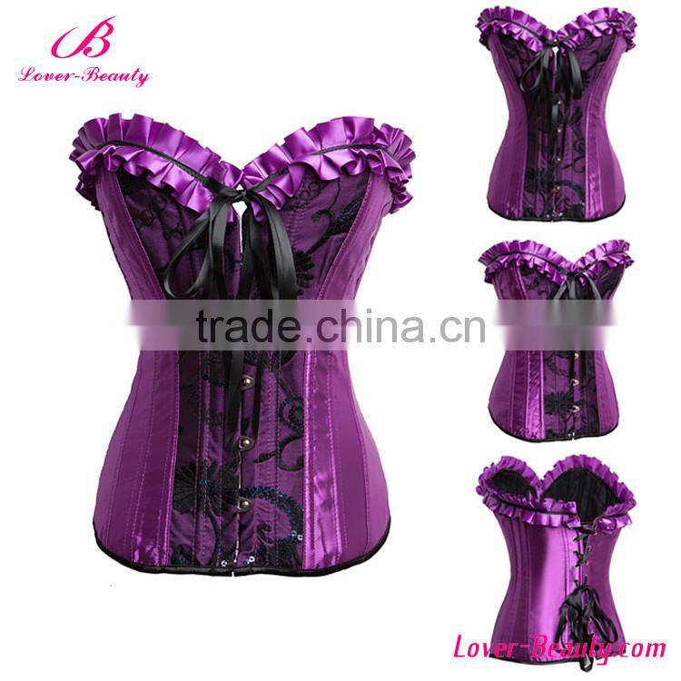 White Tight Lacing Sport Corset Overbust