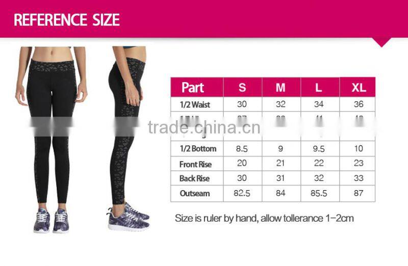 China Supplier Women Fitness Wear Elastic Gym Sports Pants For Yoga